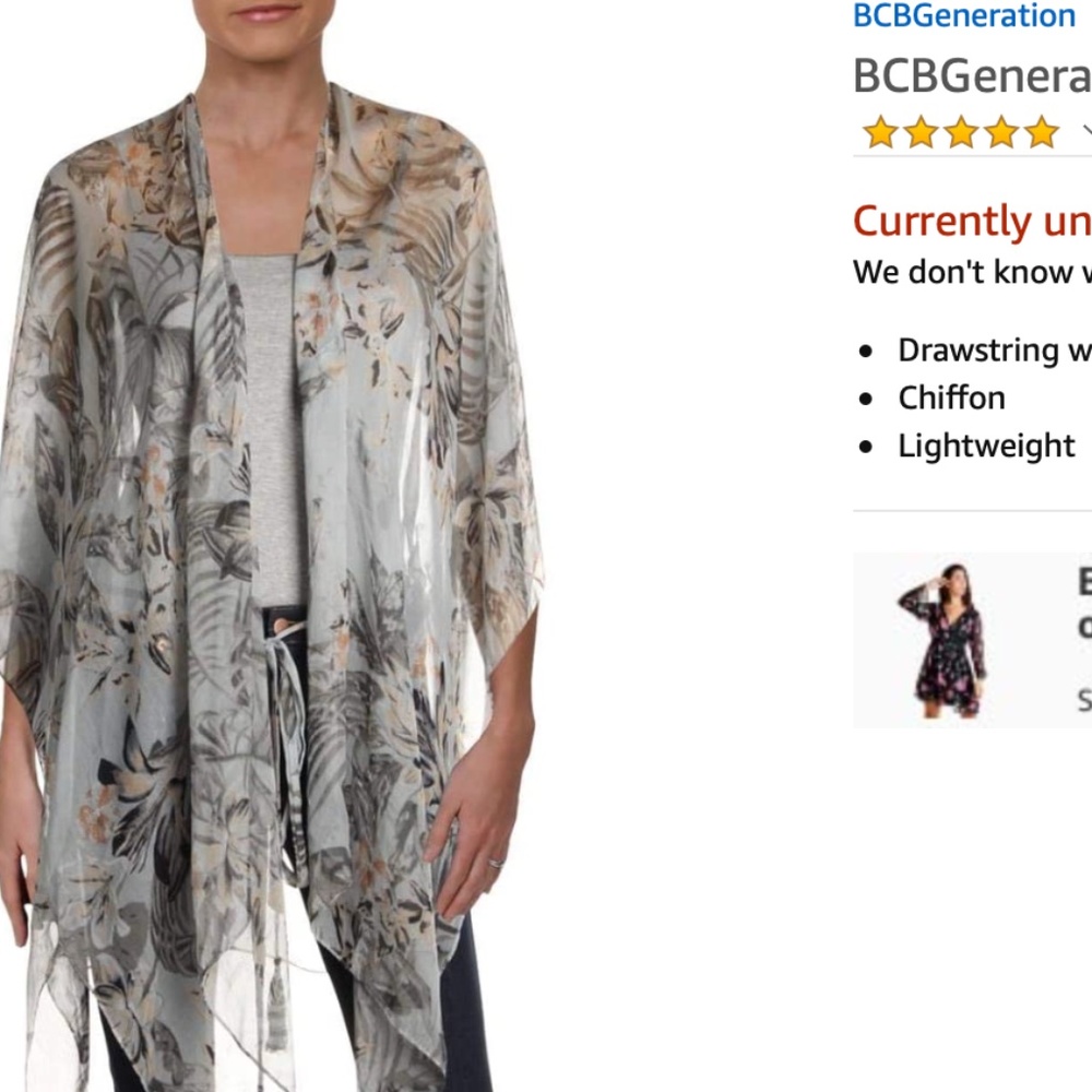 BCBGeneration Kimono/Ruana
